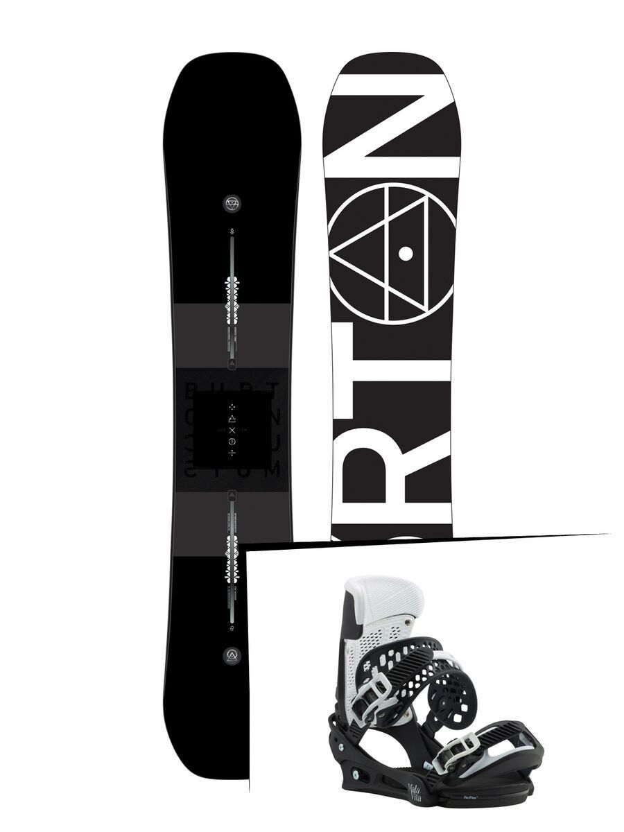 Set: Burton Custom X 2019 +  Malavita (1931028S) - Bild 1