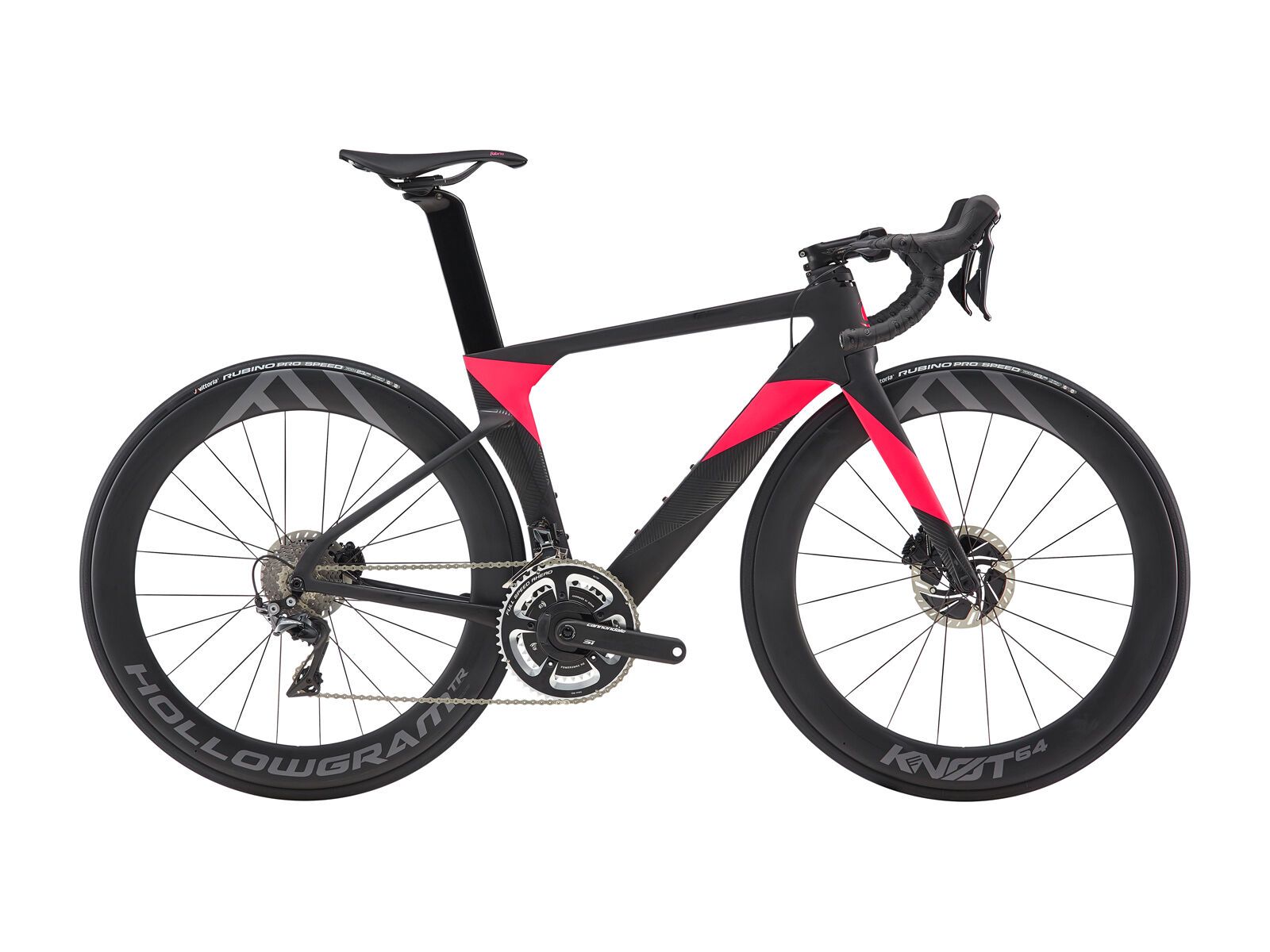 Cannondale SystemSix Hi-Mod Dura-Ace Women's, jet black w/ acid strawberry and stealth gray - satin - Bild 1