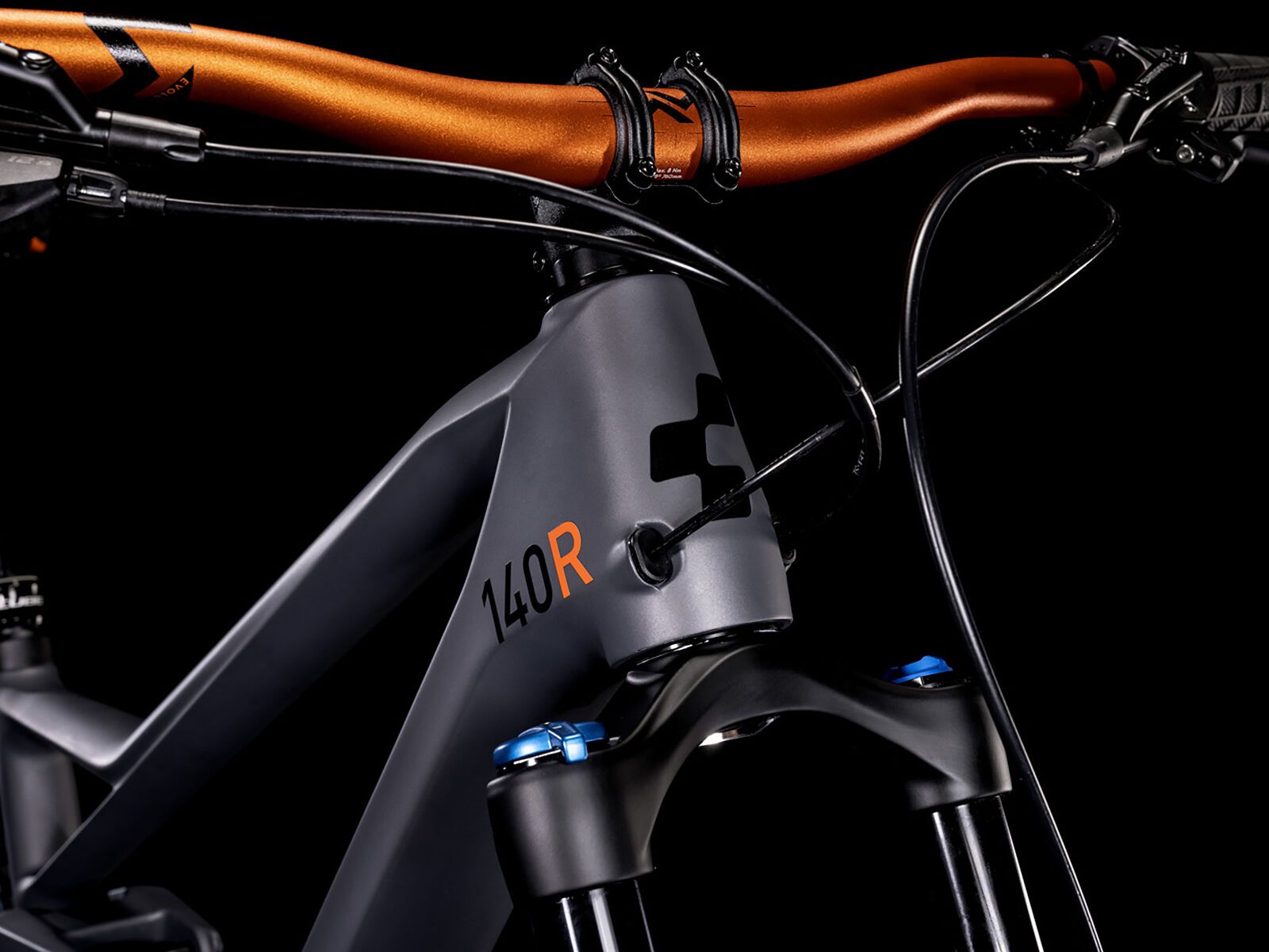 Cube Stereo 140 HPC Race 27.5, grey´n´orange - Bild 4