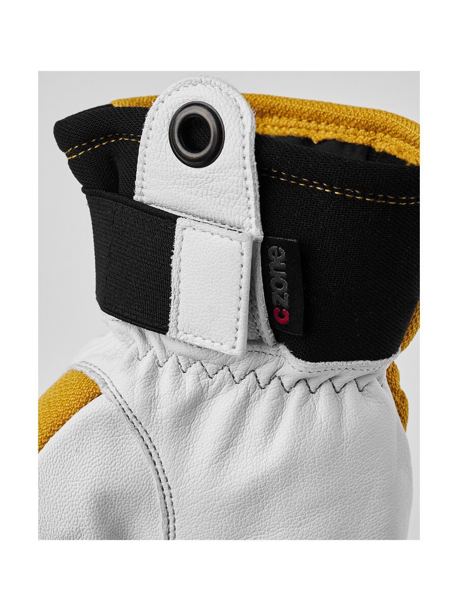 Hestra Couloir 5 Finger, mustard/offwhite - Bild 5