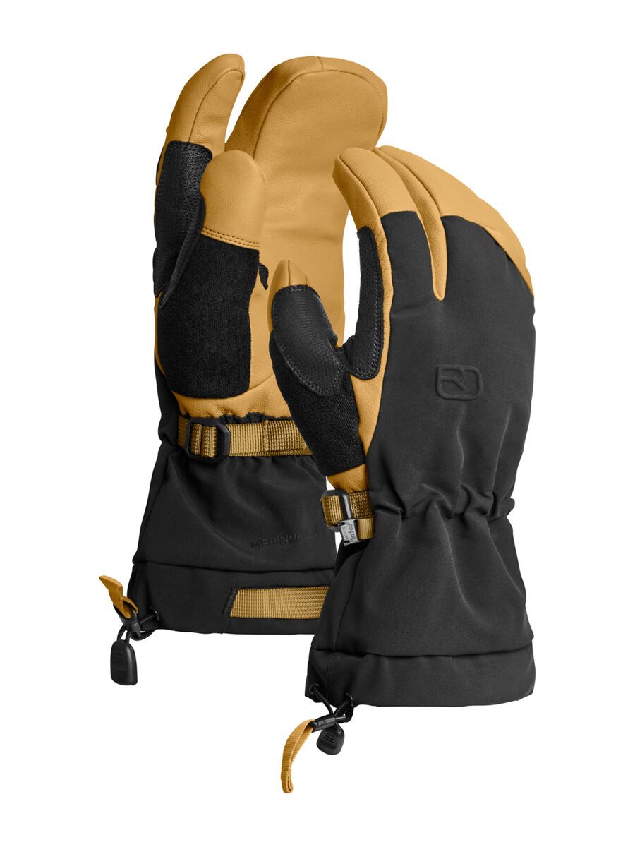 Ortovox Merino Freeride 3 Finger Glove M, wild cumin - Bild 1