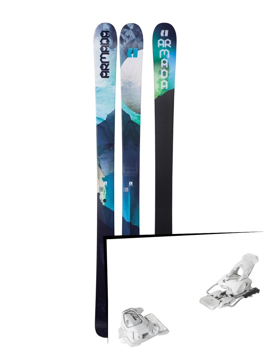 Set: Armada Victa 93 2018 + Tyrolia Attack² 12 GW matt white - Bild 1