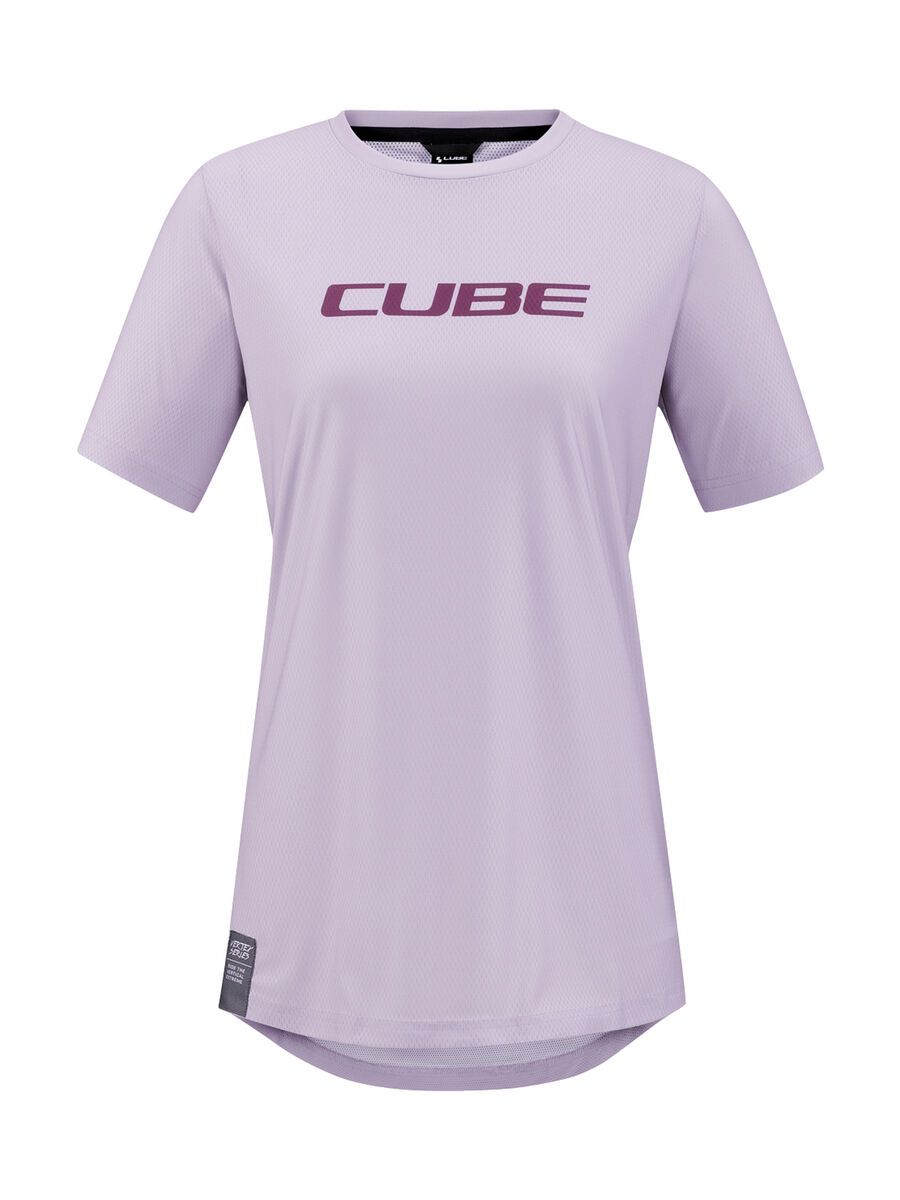 Cube Vertex WS Rundhalstrikot kurzarm, purple - Bild 1