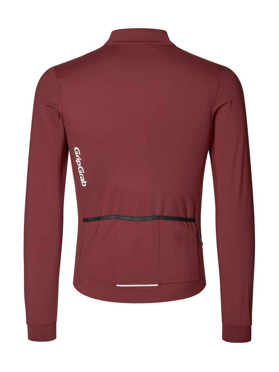 GripGrab RIDE Thermal Long Sleeve Jersey, dark red - Bild 3