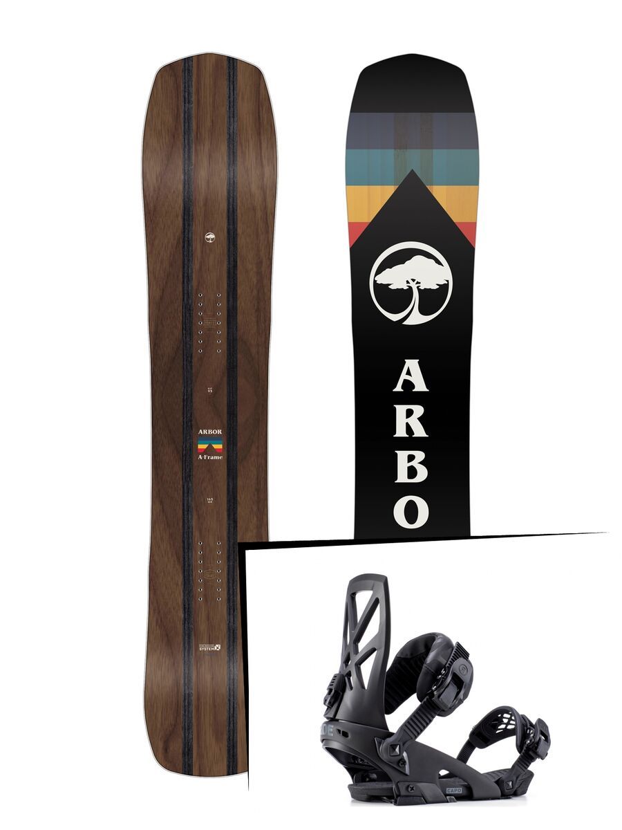 Set: Arbor A-Frame 2019 + Ride Capo black - Bild 1