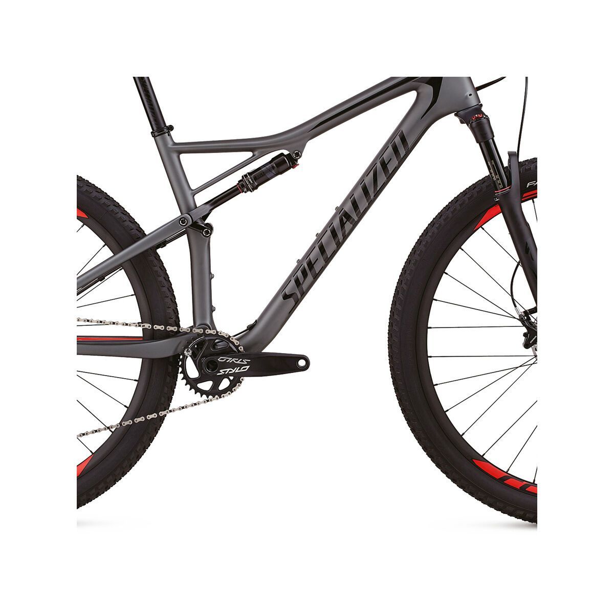 Specialized Epic Expert, satin charcoal/black/rocket red - Bild 5