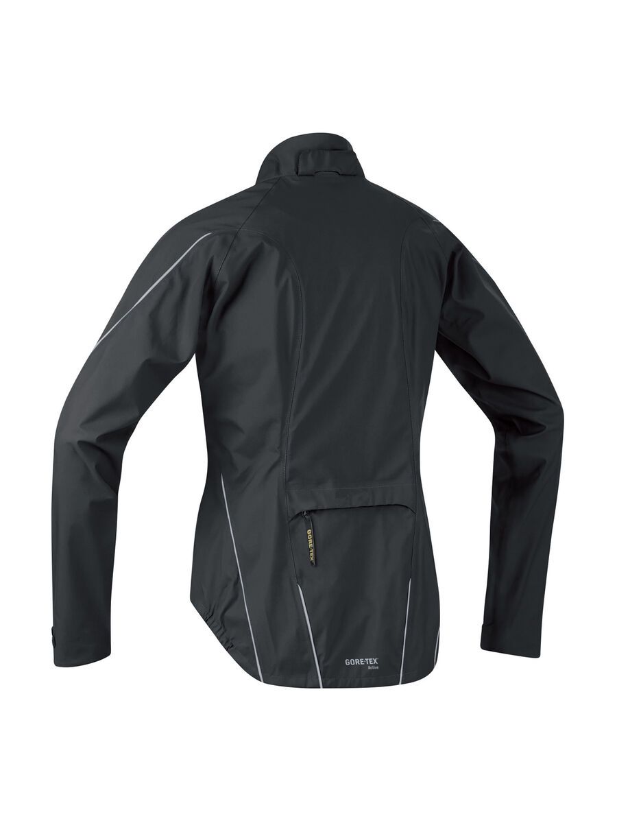 Gore Bike Wear Power Gore-Tex Active Lady Jacke, black/lumi orange - Bild 2