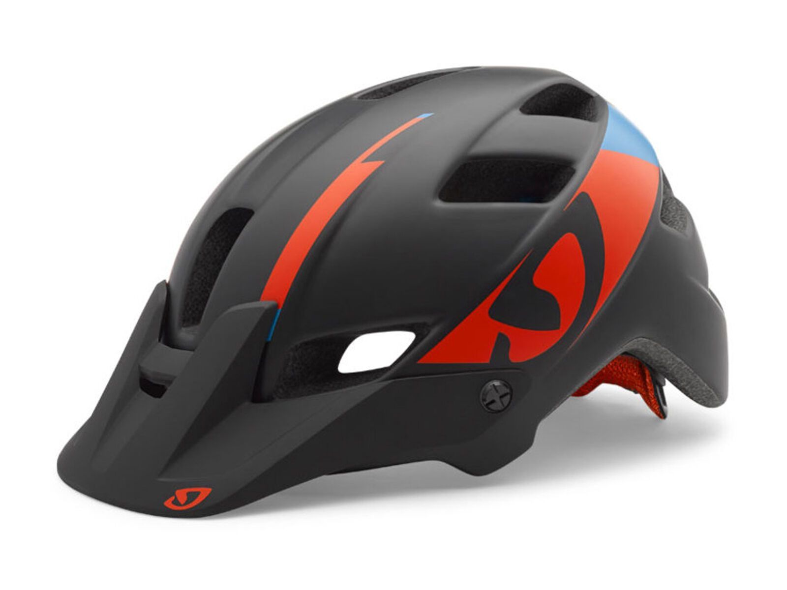 Giro Feature, matt black/glow.red/blue - Bild 1