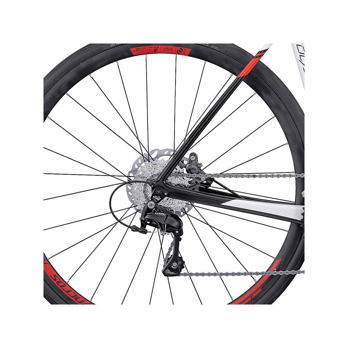 Scott Solace 20 Disc, black/white/red - Bild 4