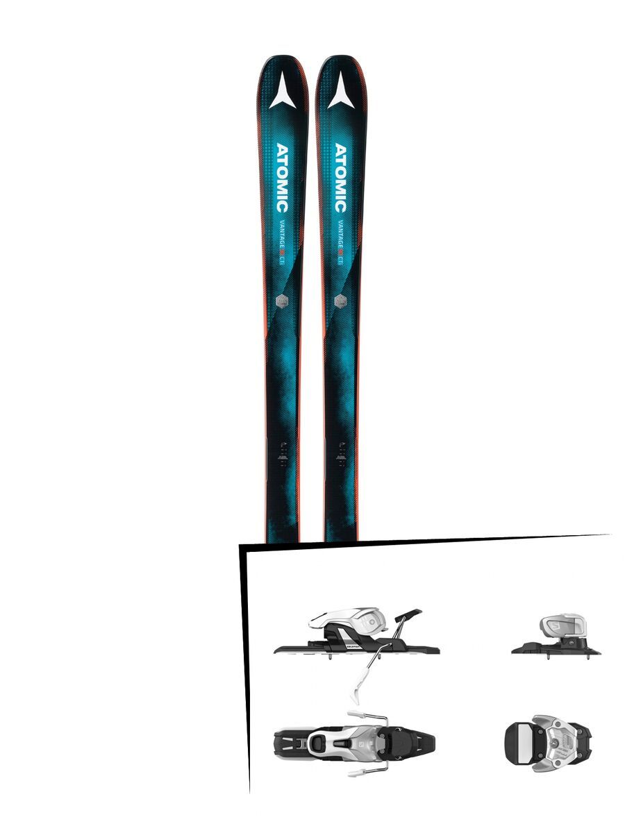 Set: Atomic Vantage 90 CTI 2018 + Salomon Warden 11 silver/white - Bild 1