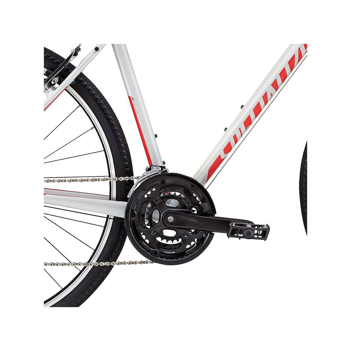 Specialized Crosstrail, dirty white/rocket red/cyan - Bild 3