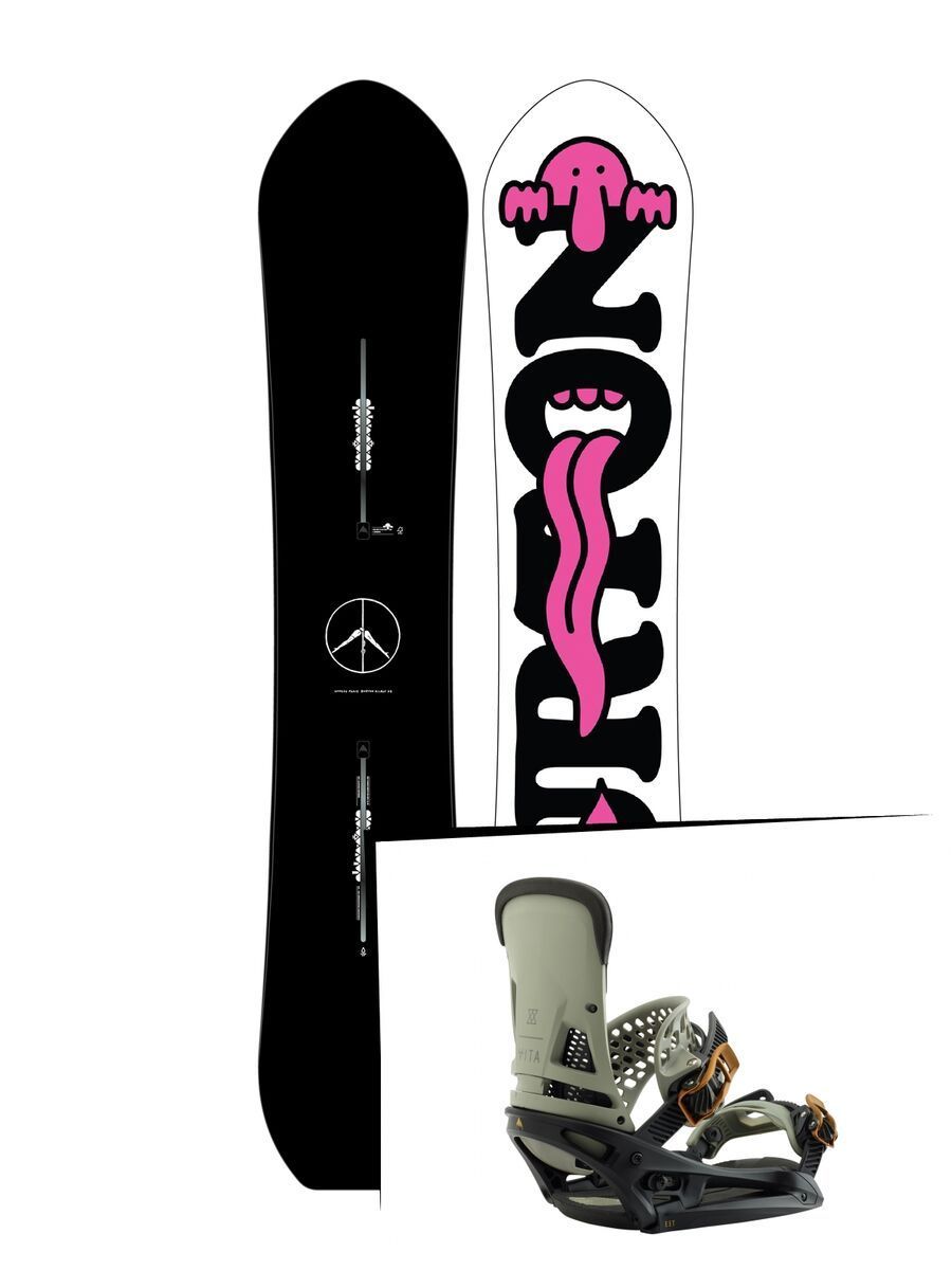 Set: Burton Kilroy Custom 2019 + Burton Malavita EST black/gray - Bild 1