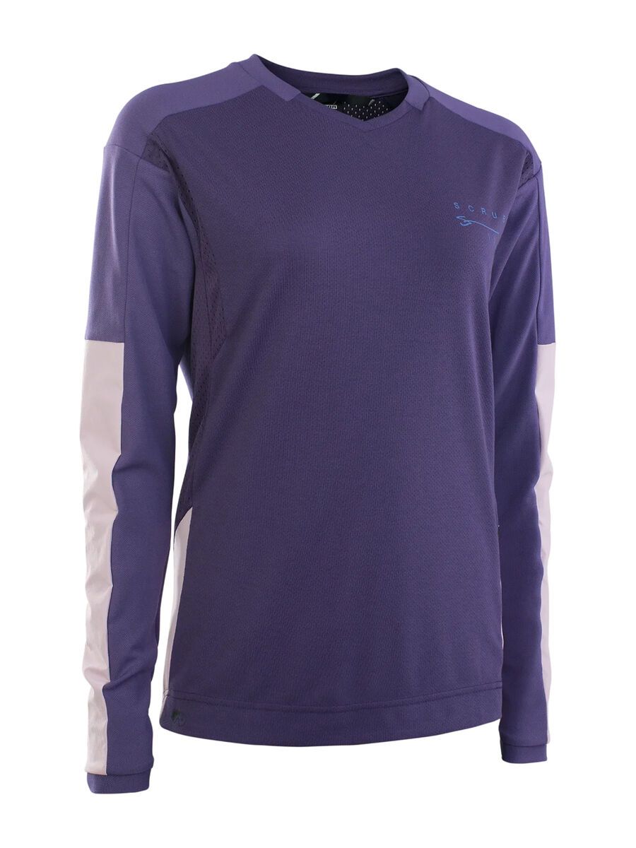 ION MTB Jersey Scrub Amp LS BAT Women, dark-purple - Bild 1