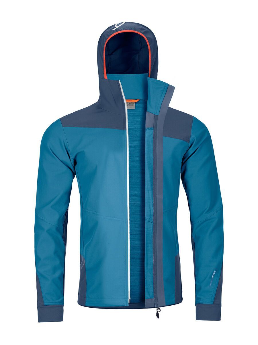 Ortovox Merino Shield Tec Pala Jacket M, blue sea - Bild 2