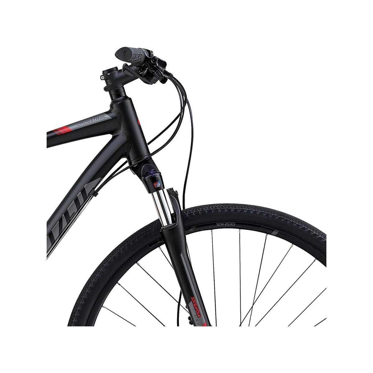 Specialized Crosstrail Sport Disc, satin black/charcoal/red - Bild 5