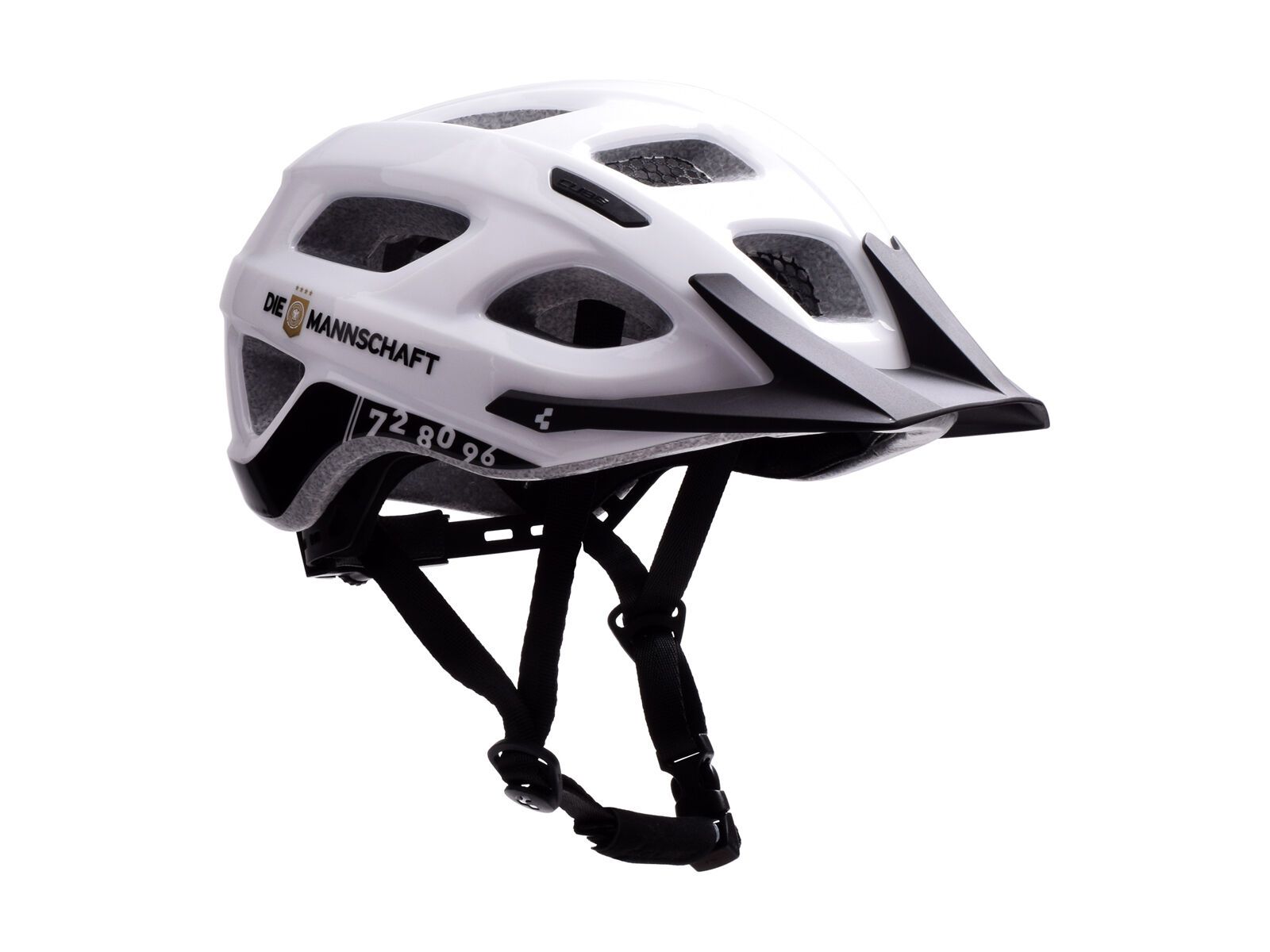 Cube Helm Tour DFB, white´n´black´n´gold - Bild 1