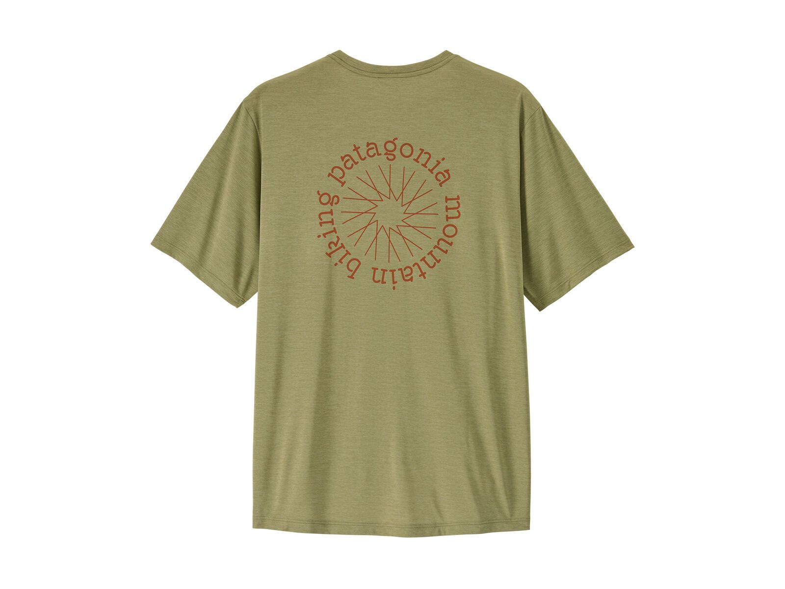 Patagonia Men's Cap Cool Daily Shirt - Spoke Stencil, gumtree green/light gumtree green x-dye - Bild 2