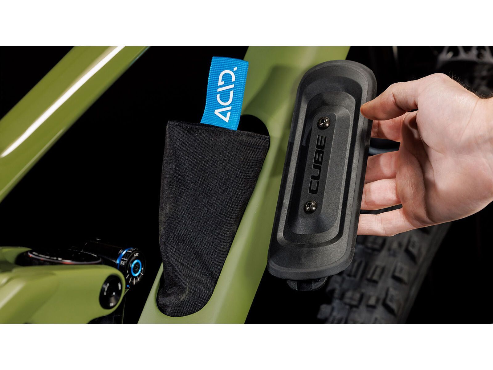 Cube Stereo One55 C:62 TM 29, olive´n´chrome - Bild 10