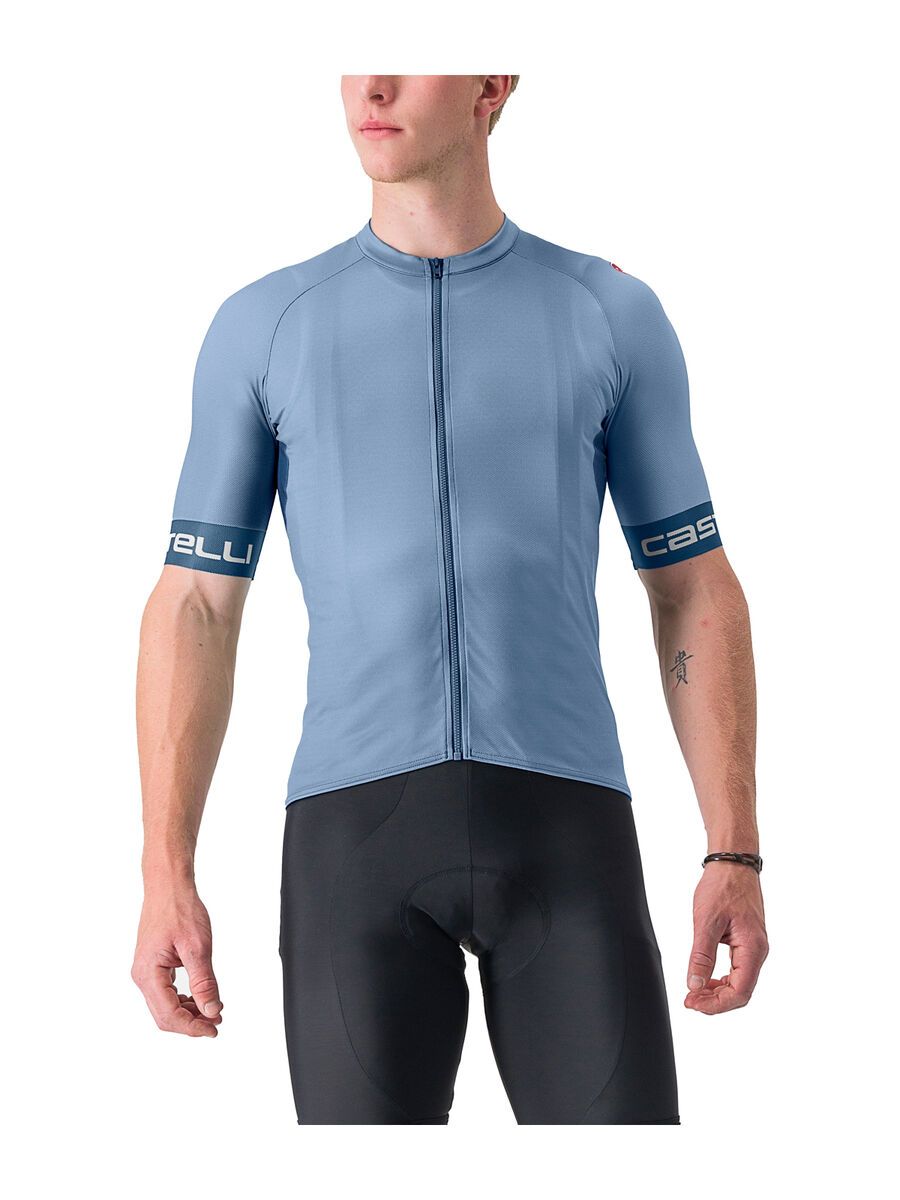 Castelli Entrata VI Jersey, light steel blue/dark steel bl - Bild 1