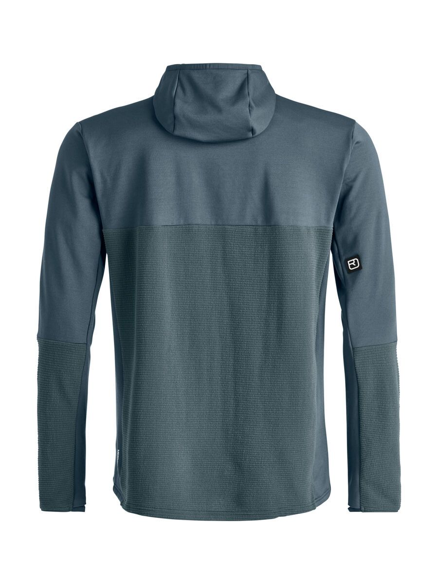 Ortovox Merino Fleece Cord Hoodie M, dark arctic grey - Bild 2