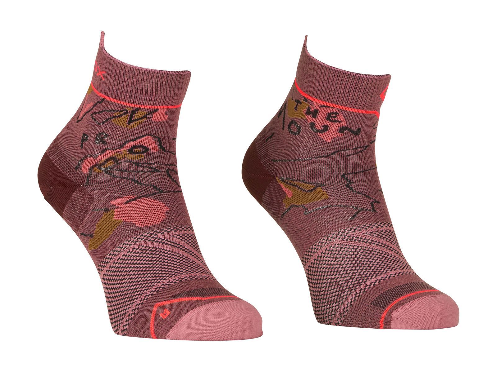 Ortovox Alpine Light Quarter Socks W, mountain rose - Bild 1
