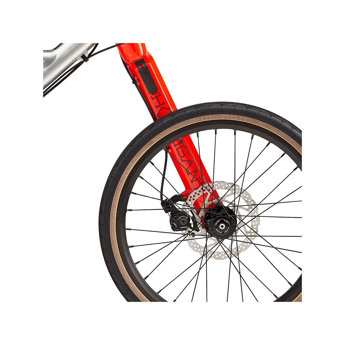 Cannondale Hooligan 1, raw w/ acid red and nearly black, gloss - RAW - Bild 2