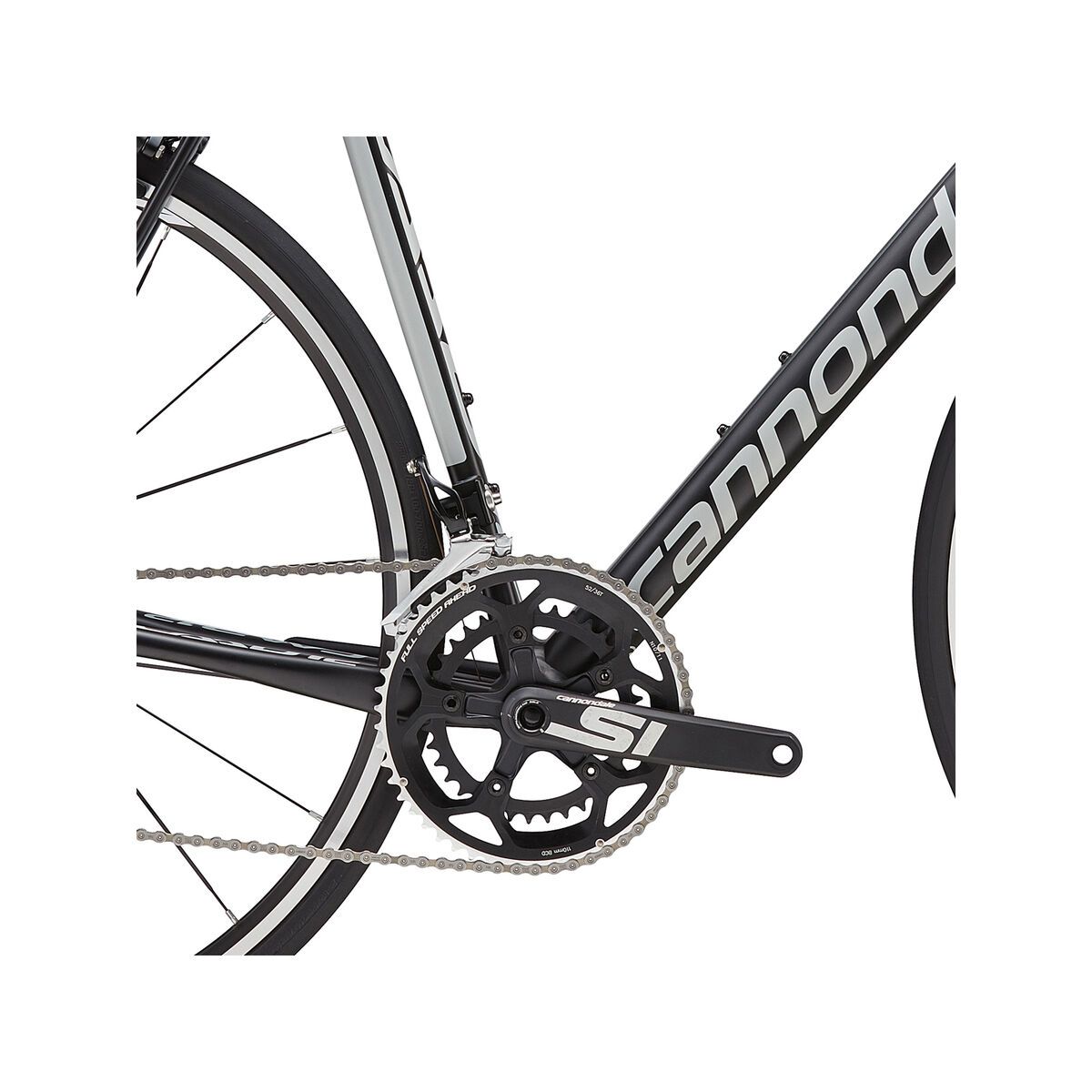 Cannondale CAAD12 105 5, jet black w/ primer grey and charcoal grey, matte - Bild 3