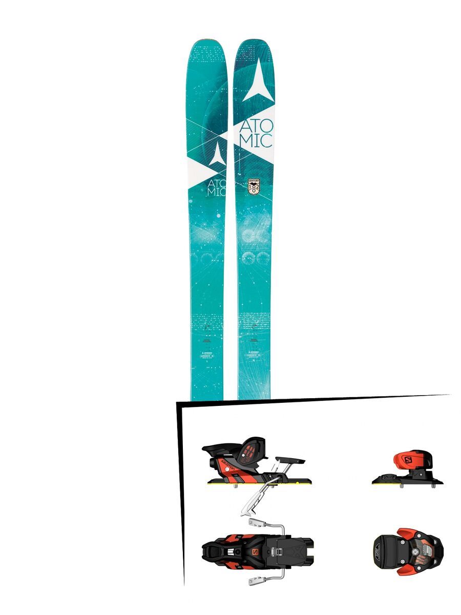 Atomic Set: Century 102 2016 + Salomon Warden MNC 13 - Bild 1