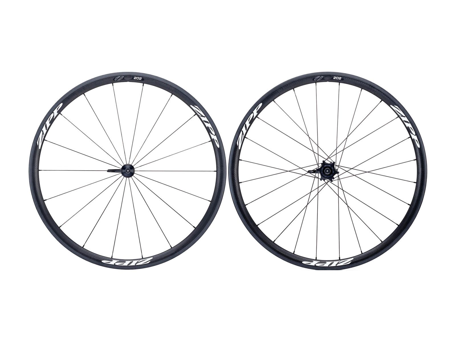 Zipp 202 Tubular - Shimano/SRAM, schwarz/mattweiß - Bild 1