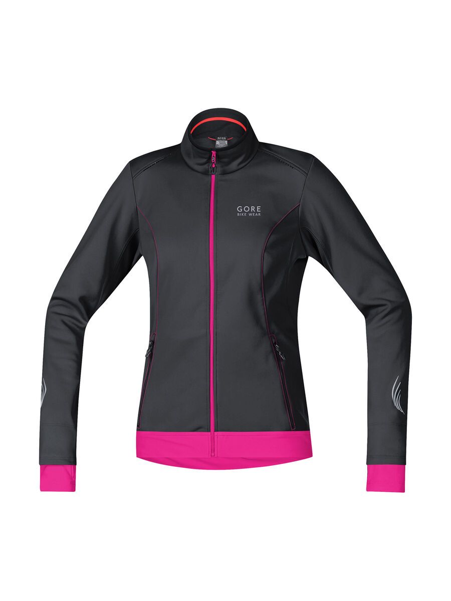 Gore Bike Wear Element Windstopper SO Lady Jacke, black magenta - Bild 1
