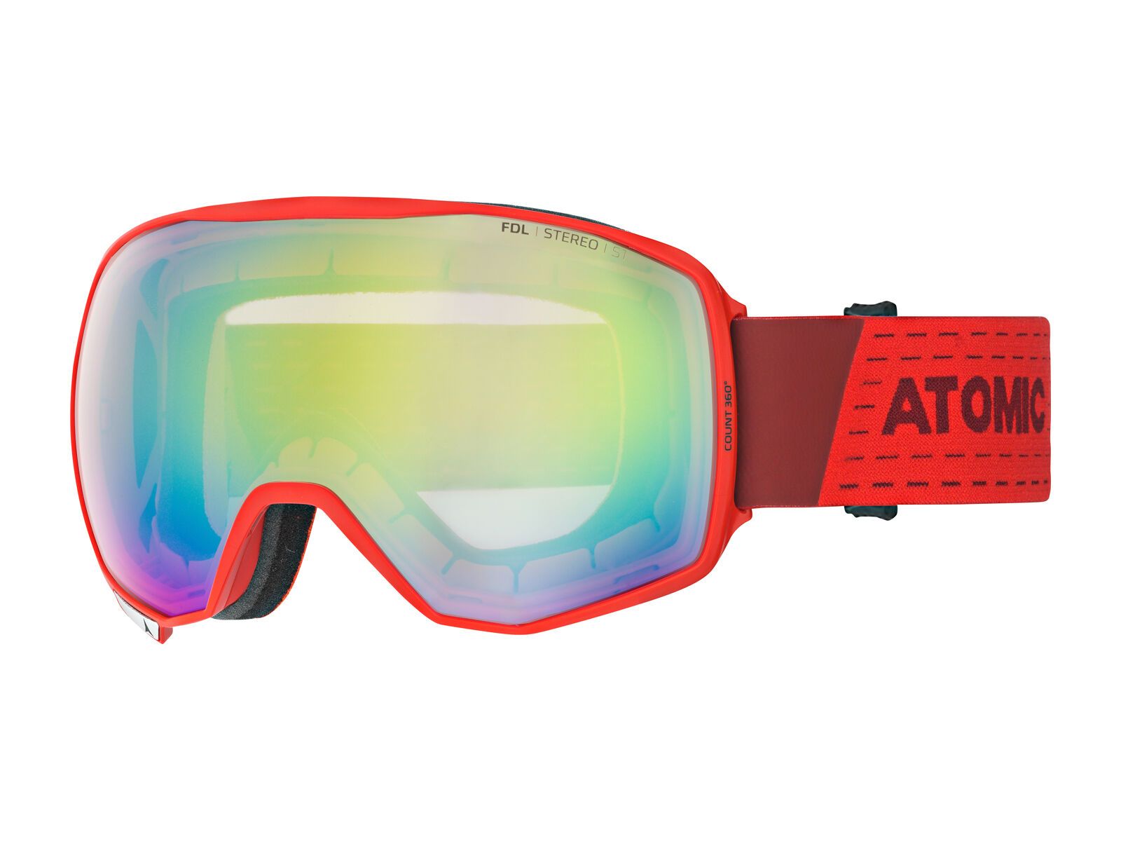 Atomic Count 360° Stereo, red/Lens: pink/yellow stereo - Bild 1