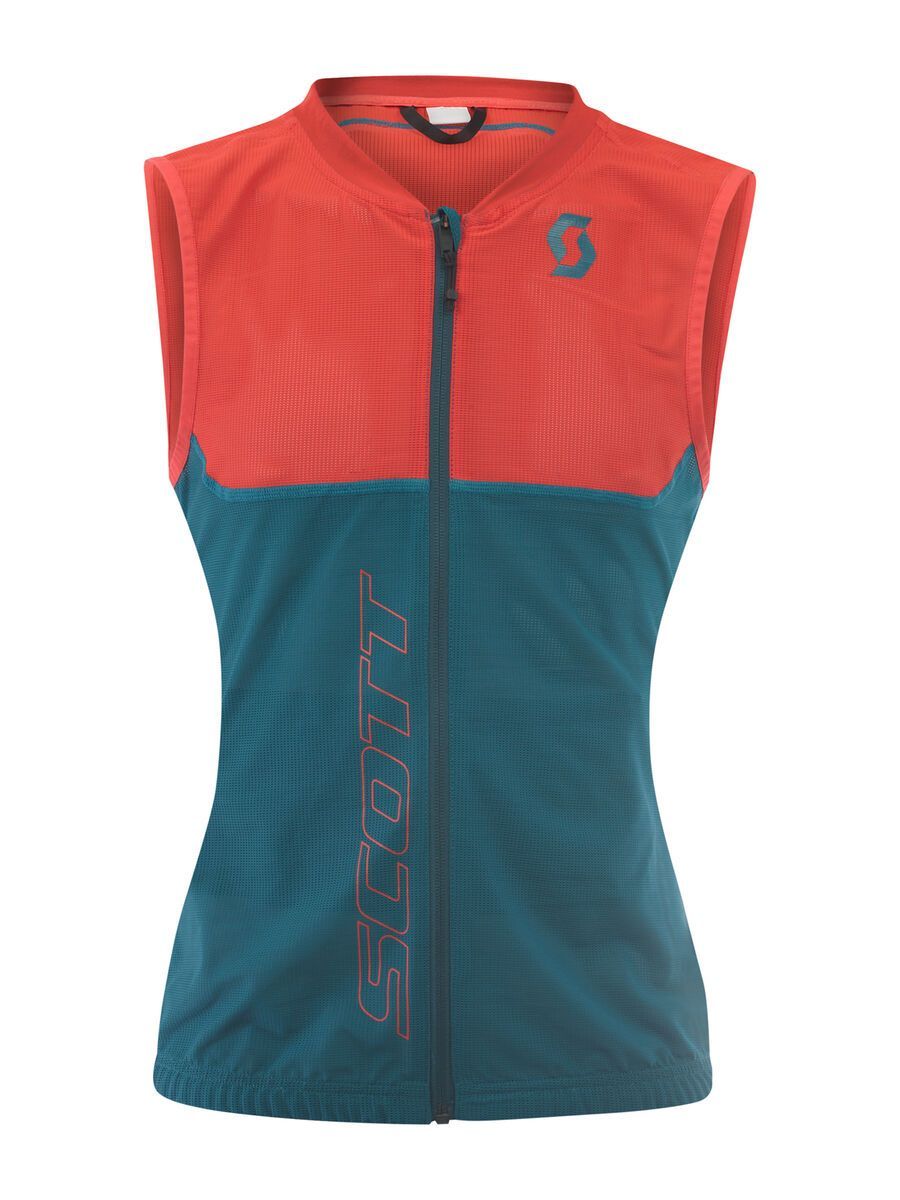Scott Actifit Plus Light Vest Women, dragonfly green/hibiscus red - Bild 1