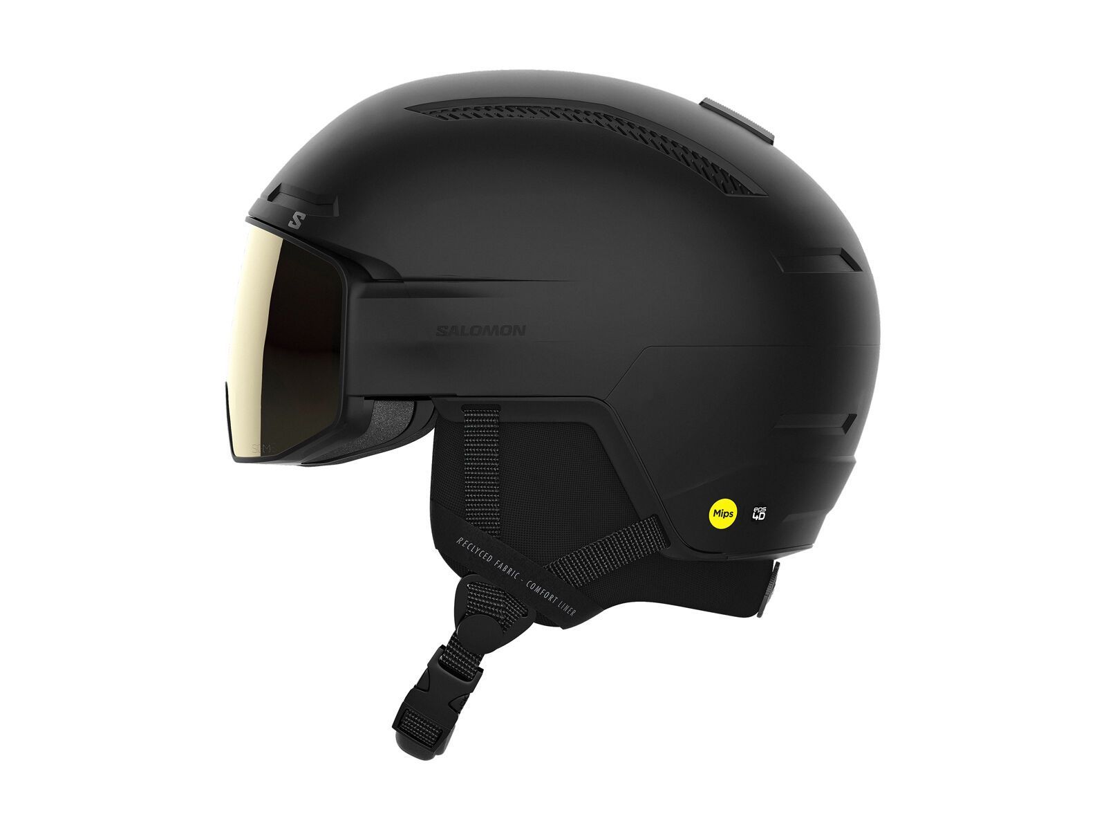 Salomon Driver Pro MIPS, Sigma Black Gold / black - Bild 4