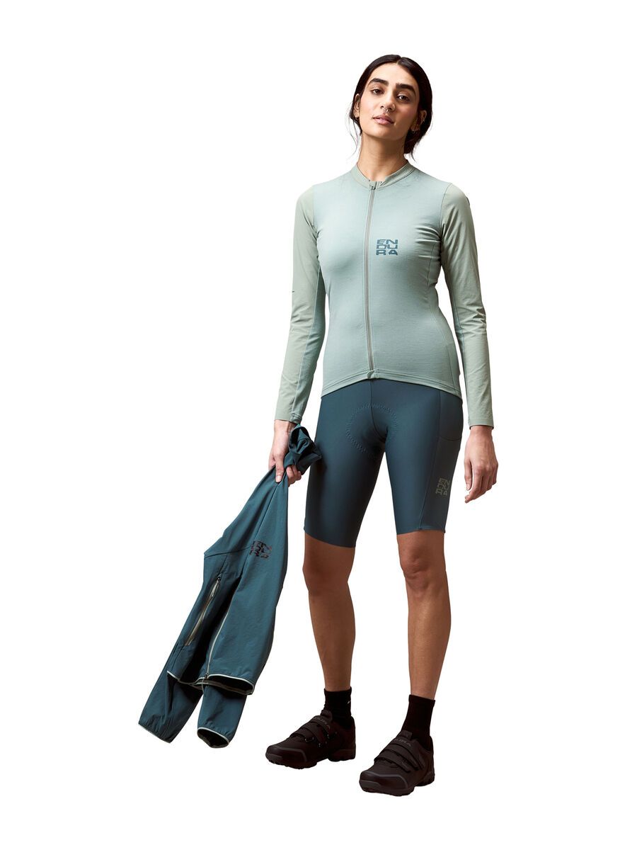 Endura Damen AllTrack Ride Langärmeliges Trikot, sage green - Bild 5