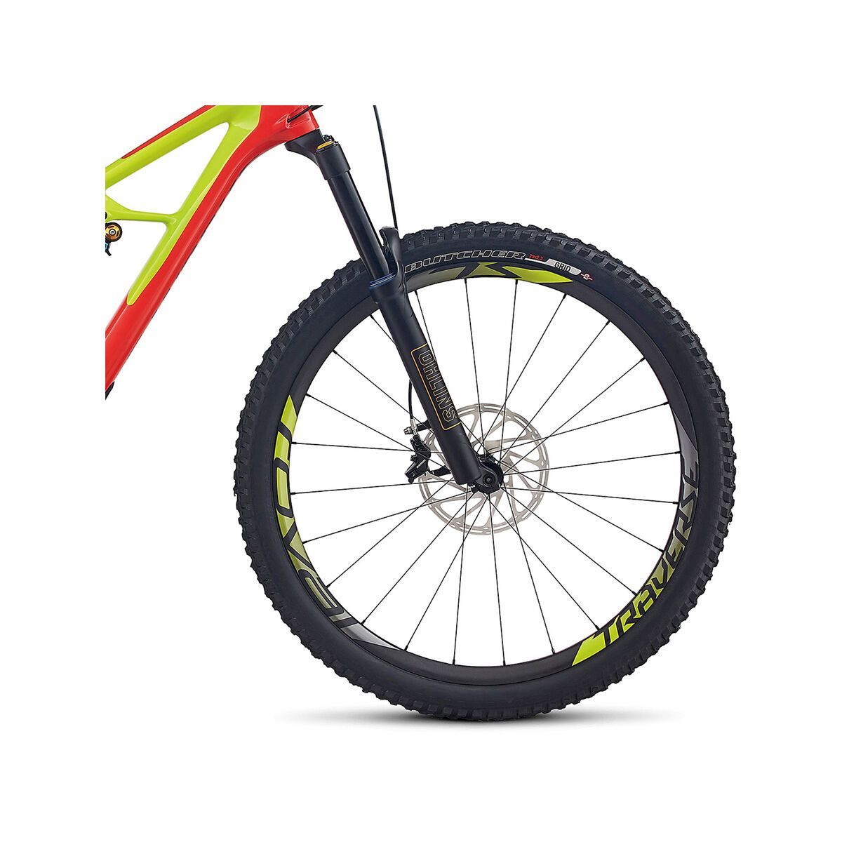 Specialized S-Works Enduro FSR Carbon 29/6Fattie, gloss nordic red/hyper green/black - Bild 2