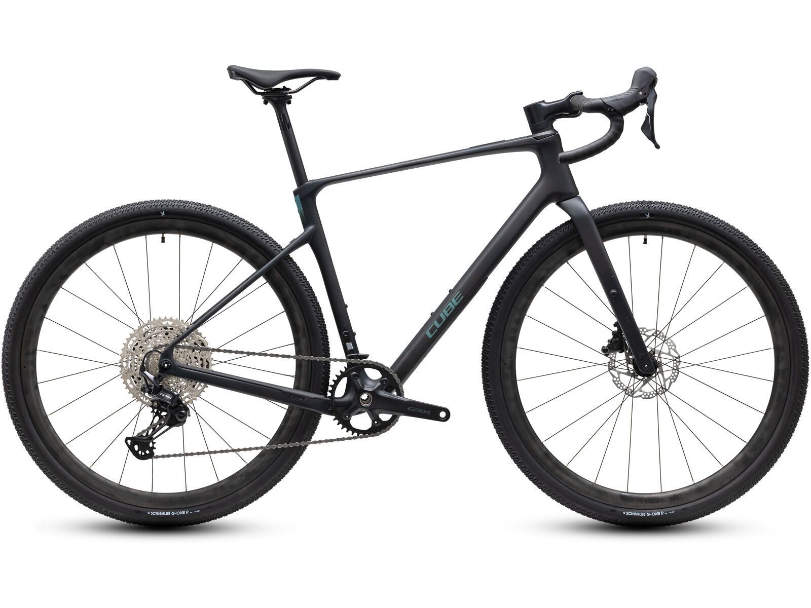 Cube Nuroad C:62 One, carbon´n´shiftverde - Bild 1
