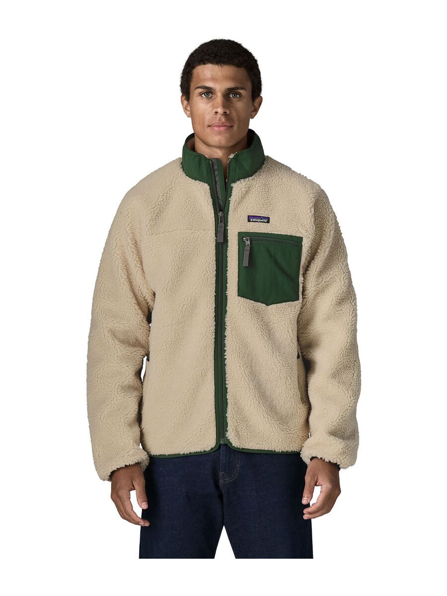 Patagonia Men's Classic Retro-X Jacket, dark natural w/treeline green - Bild 2