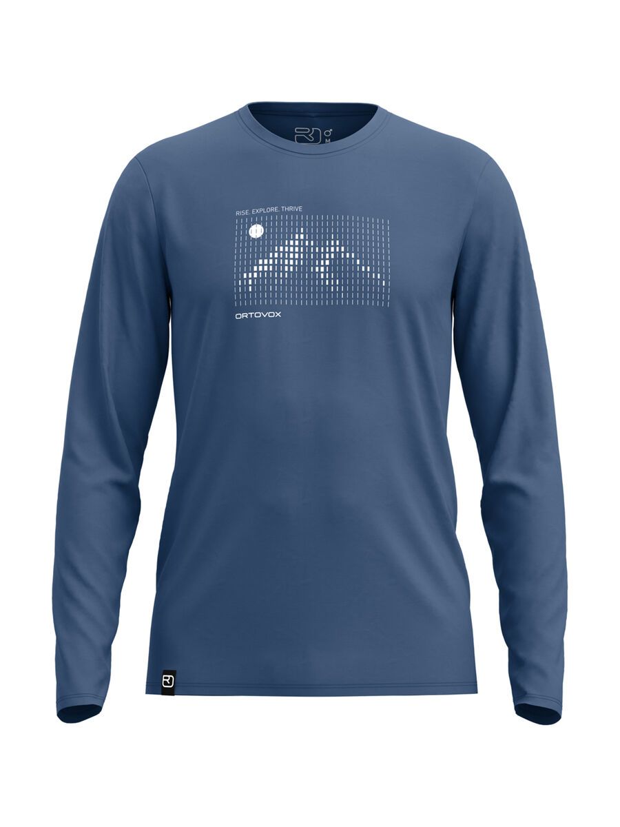 Ortovox 185 Merino Sunrise LS M, blue nunatak - Bild 1