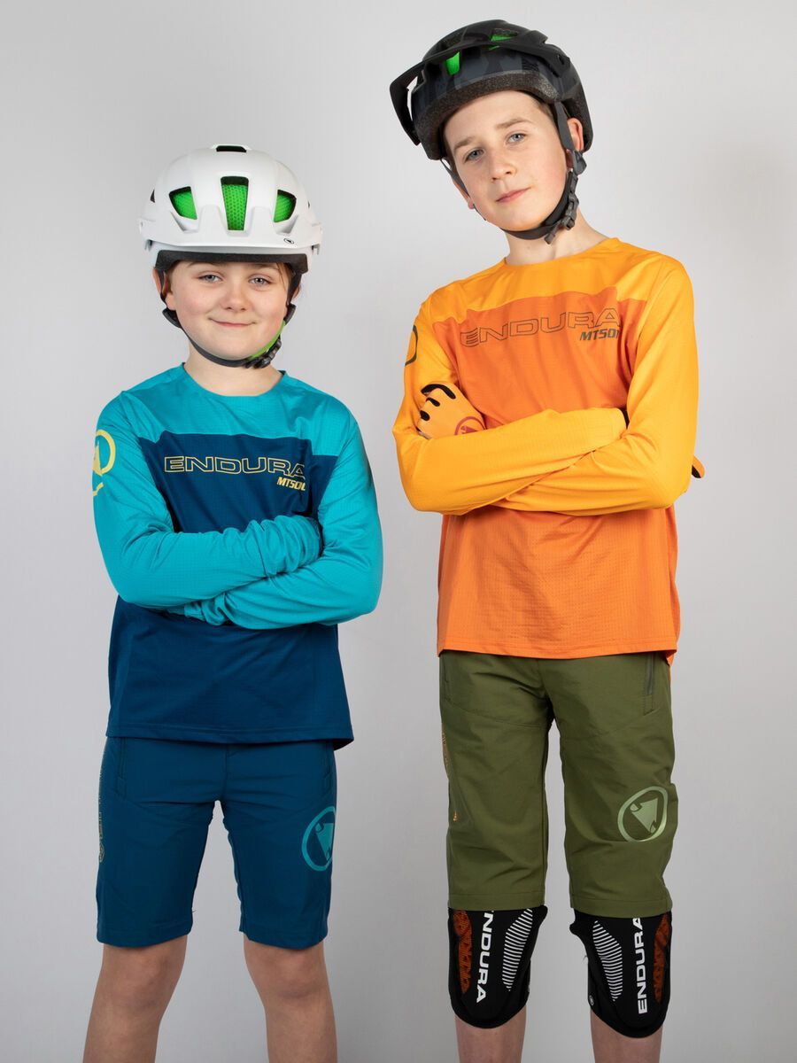 Endura Kinder MT500 Burner Trikot (langarm), blaubeere - Bild 8