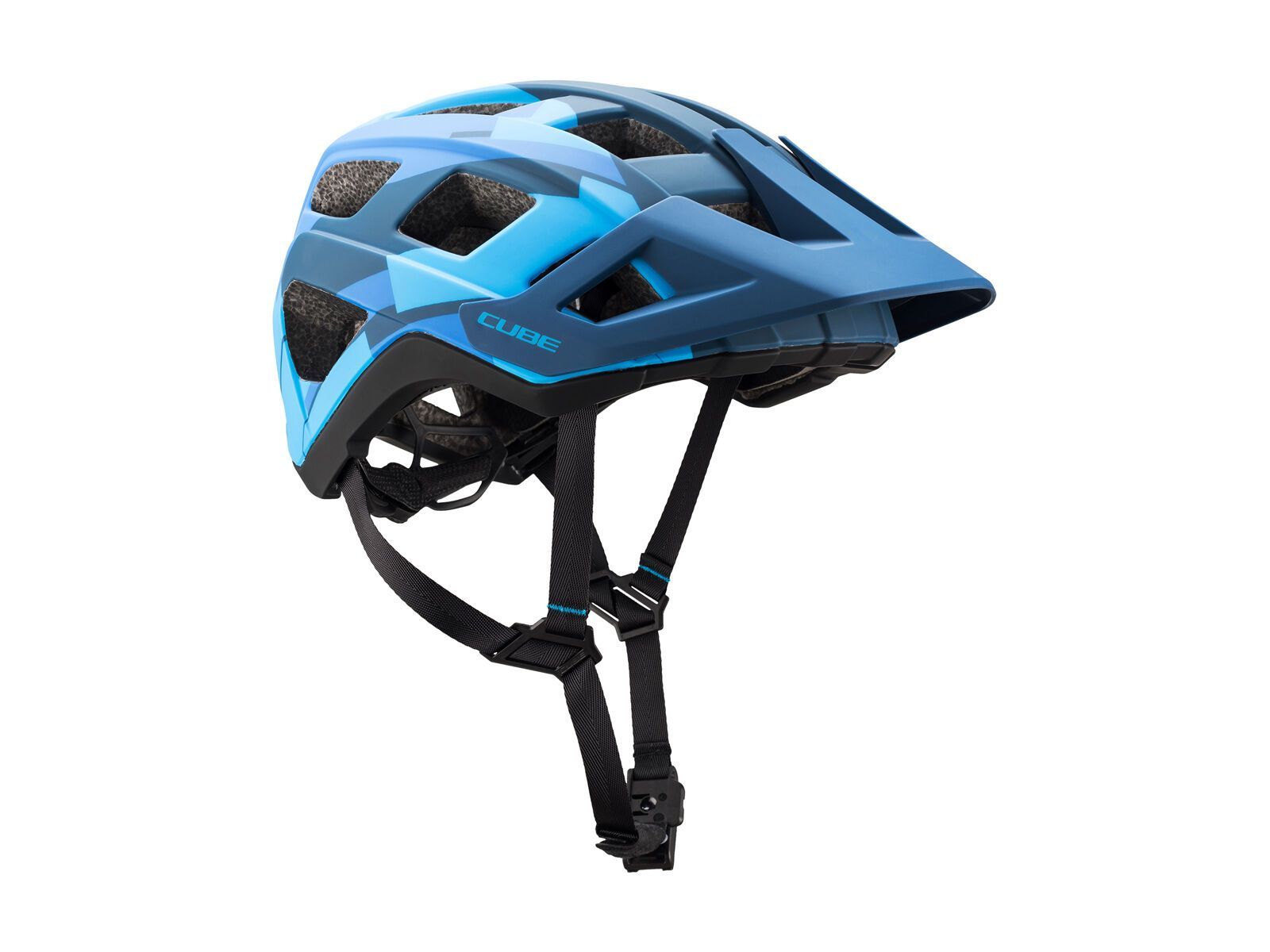 Cube Helm Badger, blue camo - Bild 1