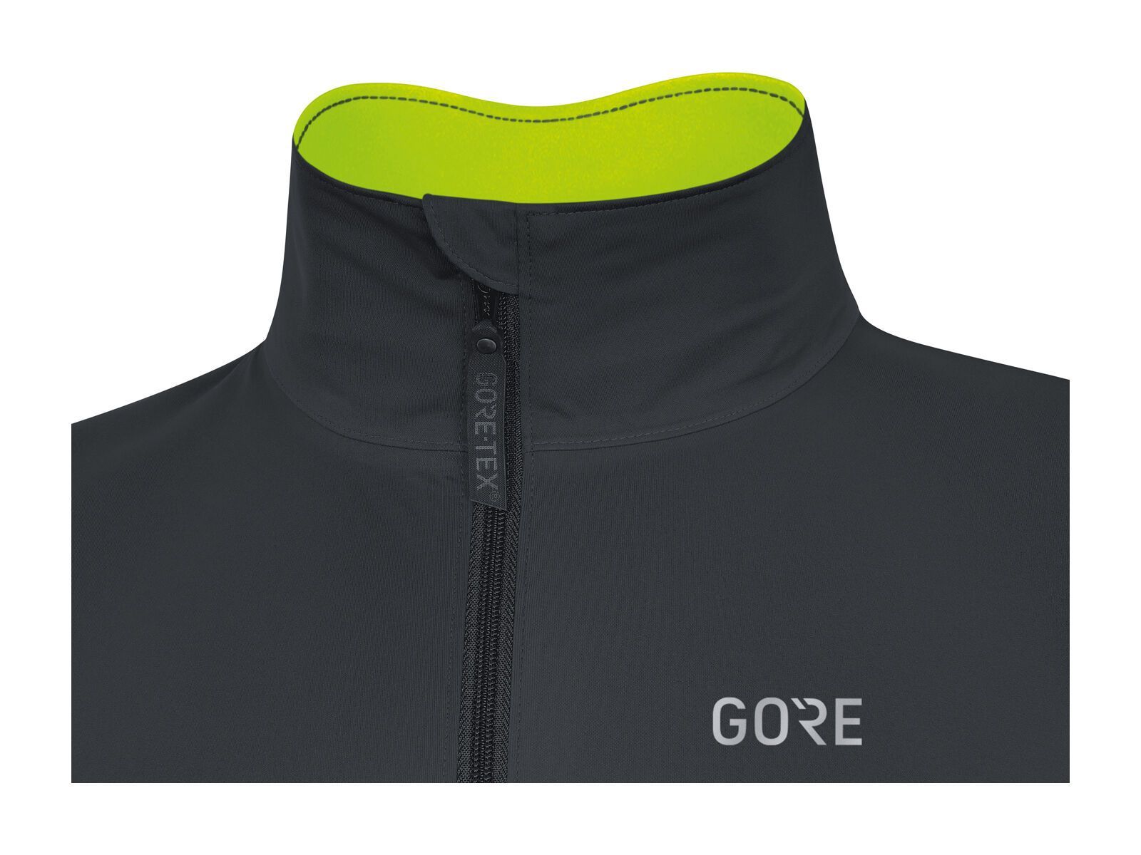 GOREWEAR C5 Gore-Tex Active Jacke, black/neon yellow - Bild 3