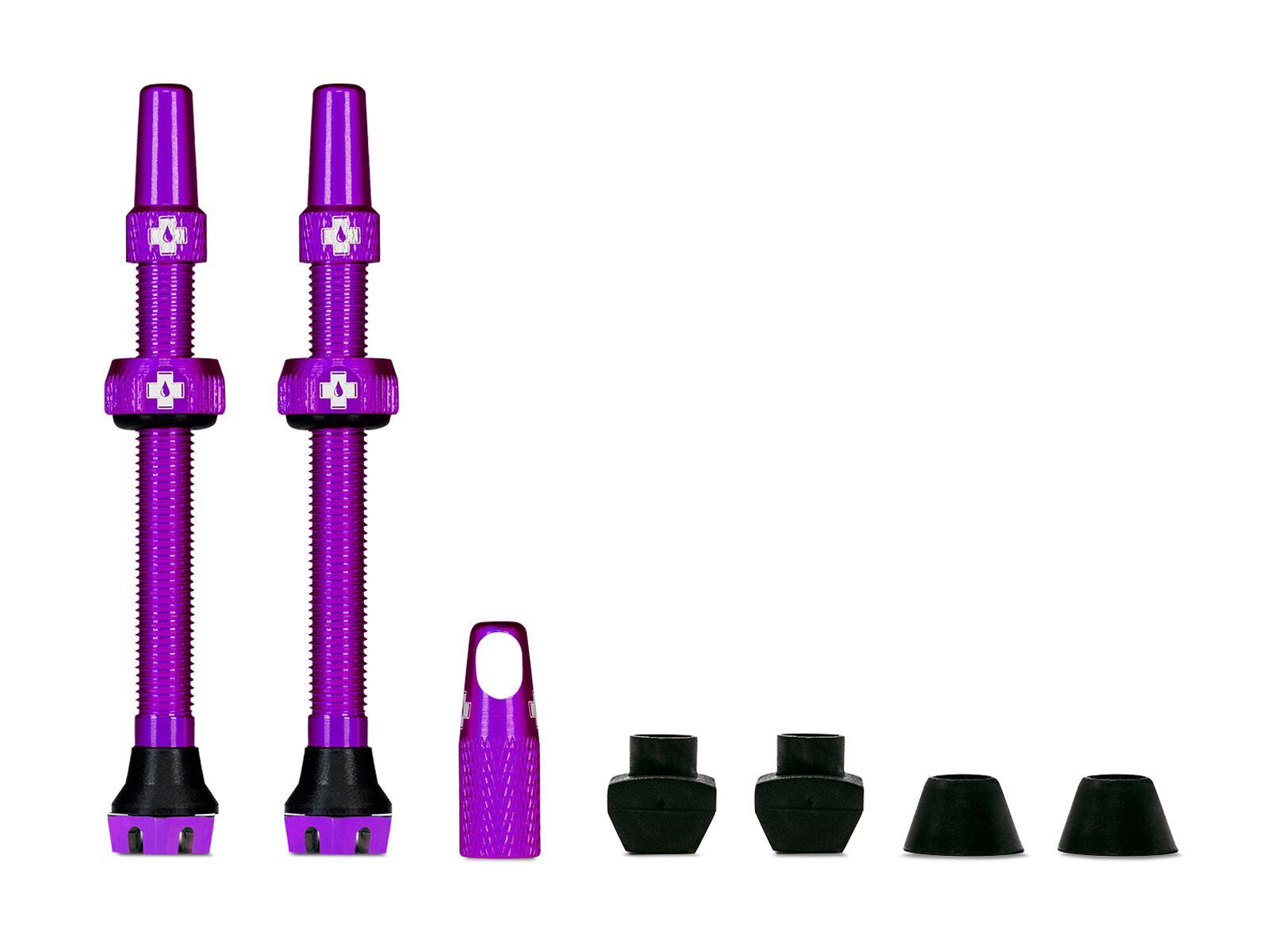 Muc-Off Tubeless Valves V2 - 60 mm, purple - Bild 1