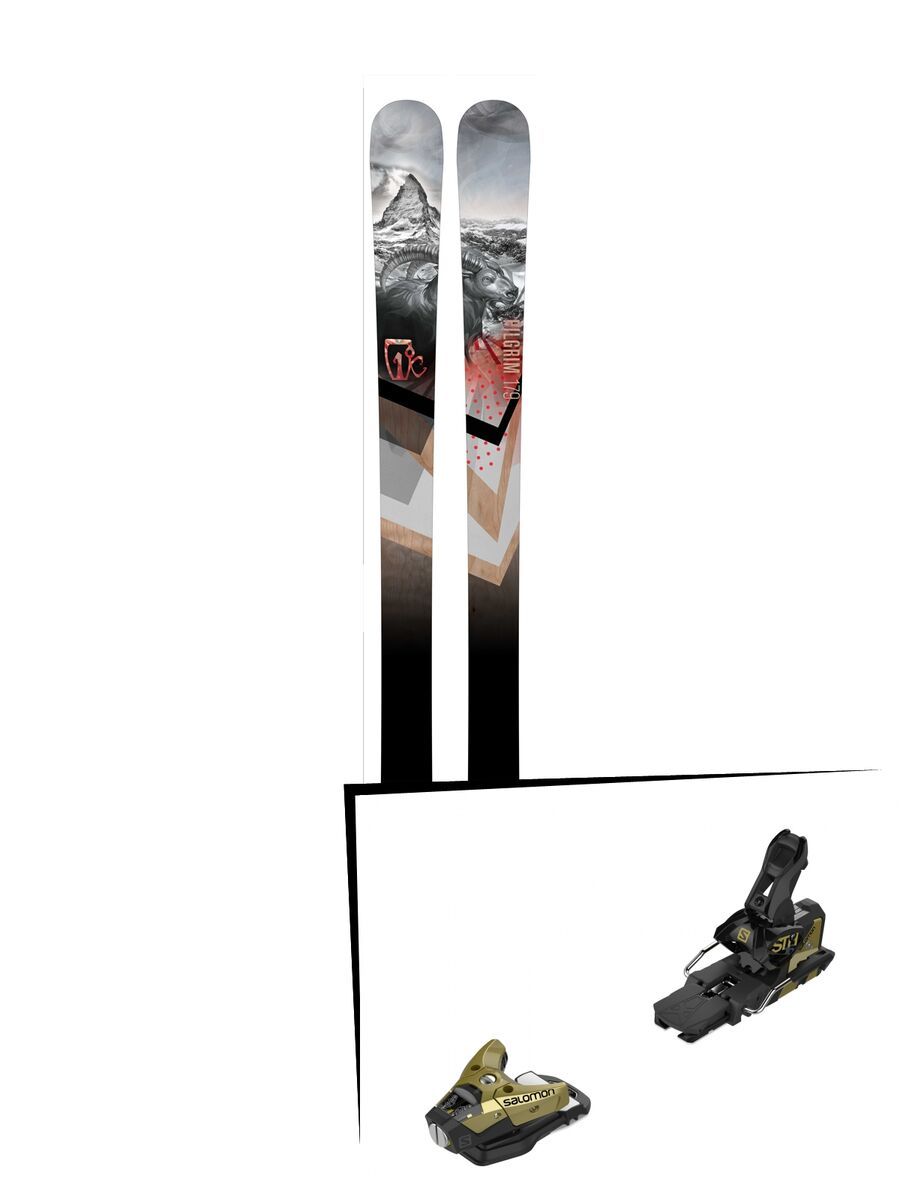 Set: Icelantic Pilgrim 2016 + Salomon STH2 WTR 16 (2212360) - Bild 1
