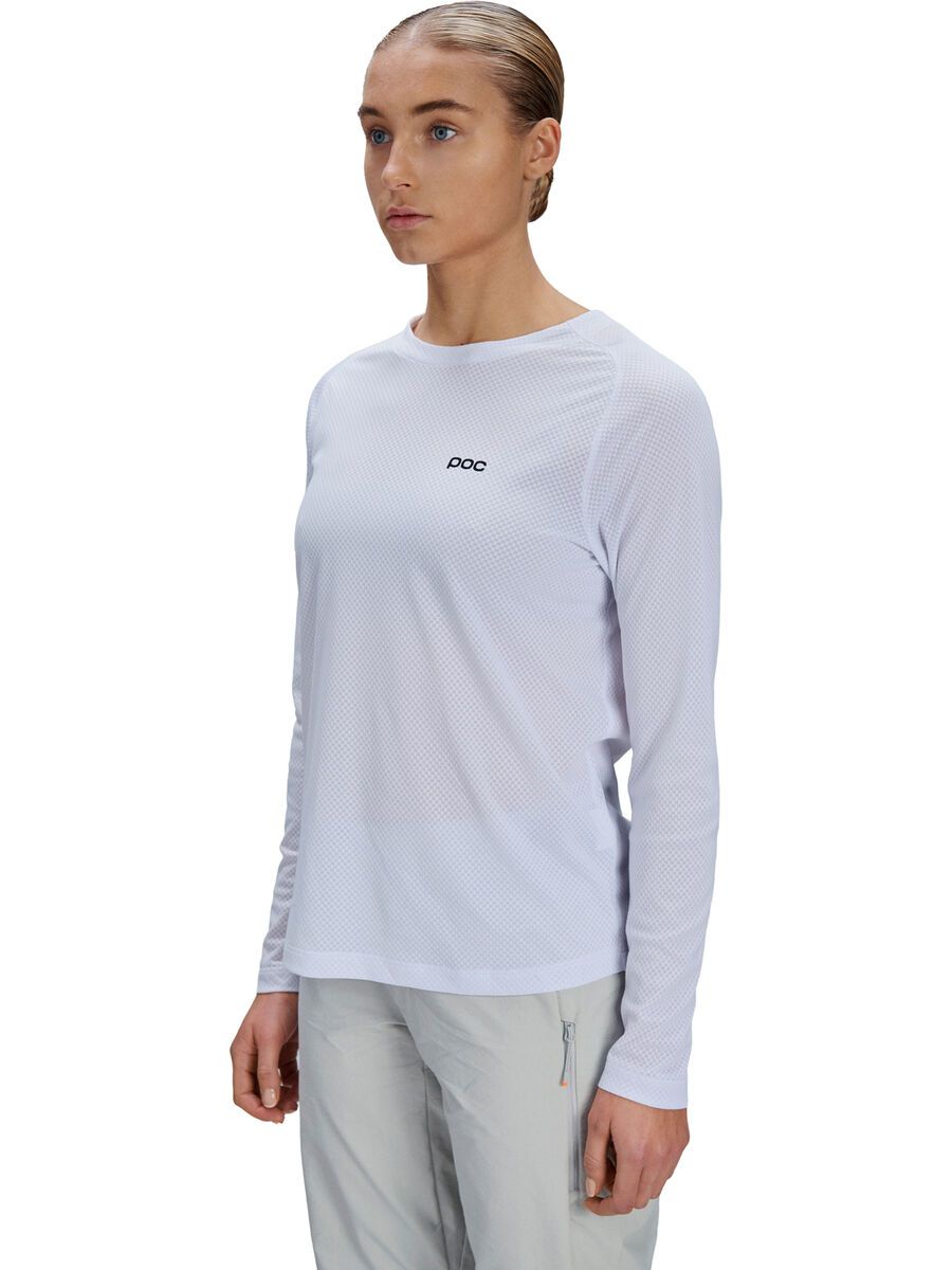 POC W's Motion Air Long Sleeve MTB Jersey, hydrogen white - Bild 3