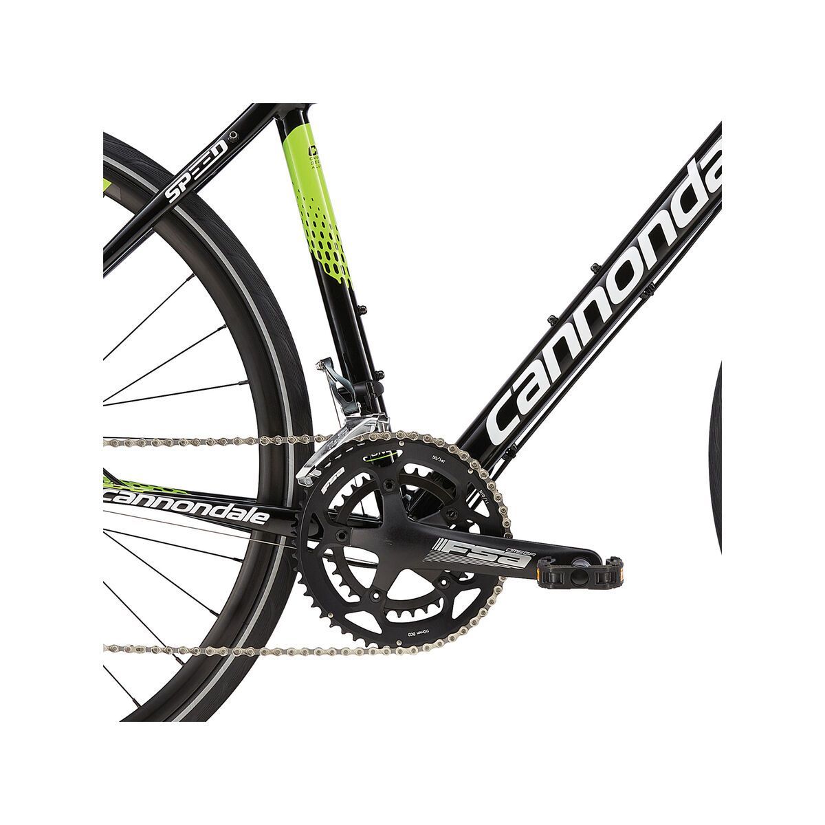 Cannondale Quick Speed 1, jet black w/ berzerker green, magnesium white, gloss - Bild 4