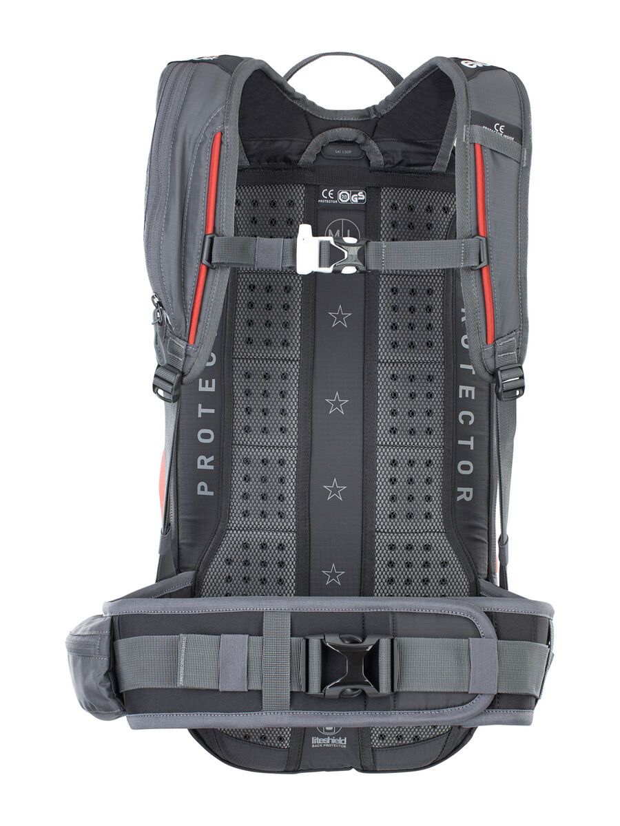 Evoc FR Pro 20l - M/L, carbon grey/chili red - Bild 4