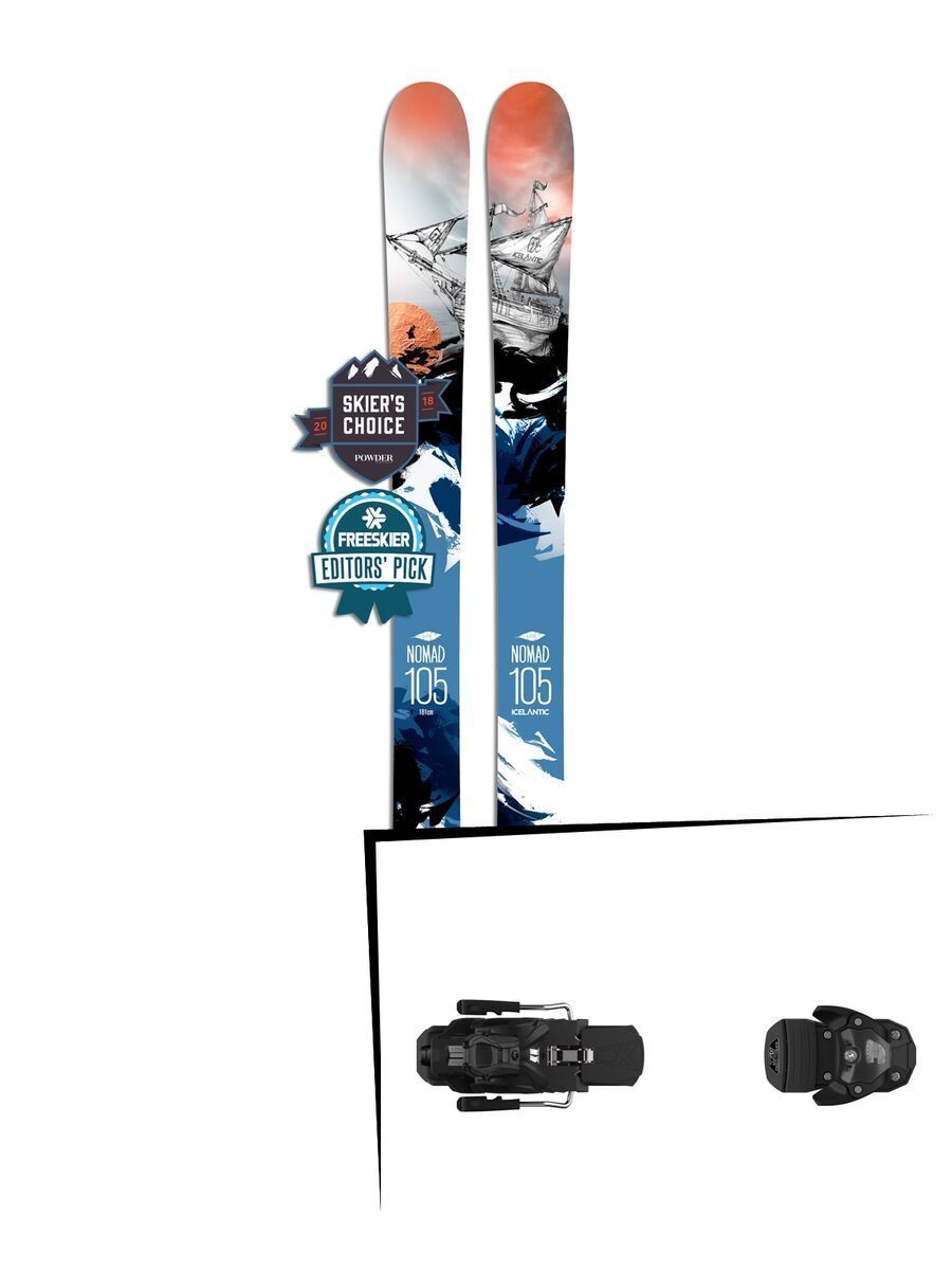 Set: Icelantic Nomad 105 Lite 2018 + Armada Warden MNC 13 - Bild 1