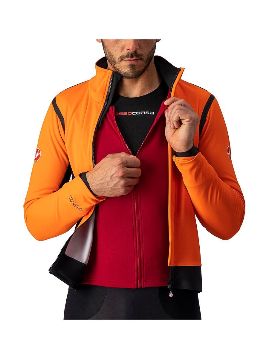 Castelli Alpha RoS 2 Jacket, brilliant orange/black-pro red - Bild 6