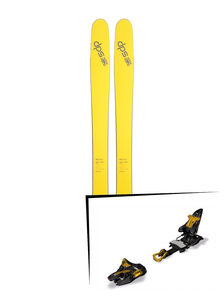 DPS Skis Set: Wailer 112 RP2 Pure3 2016 + Marker Kingpin 13 - Bild 1