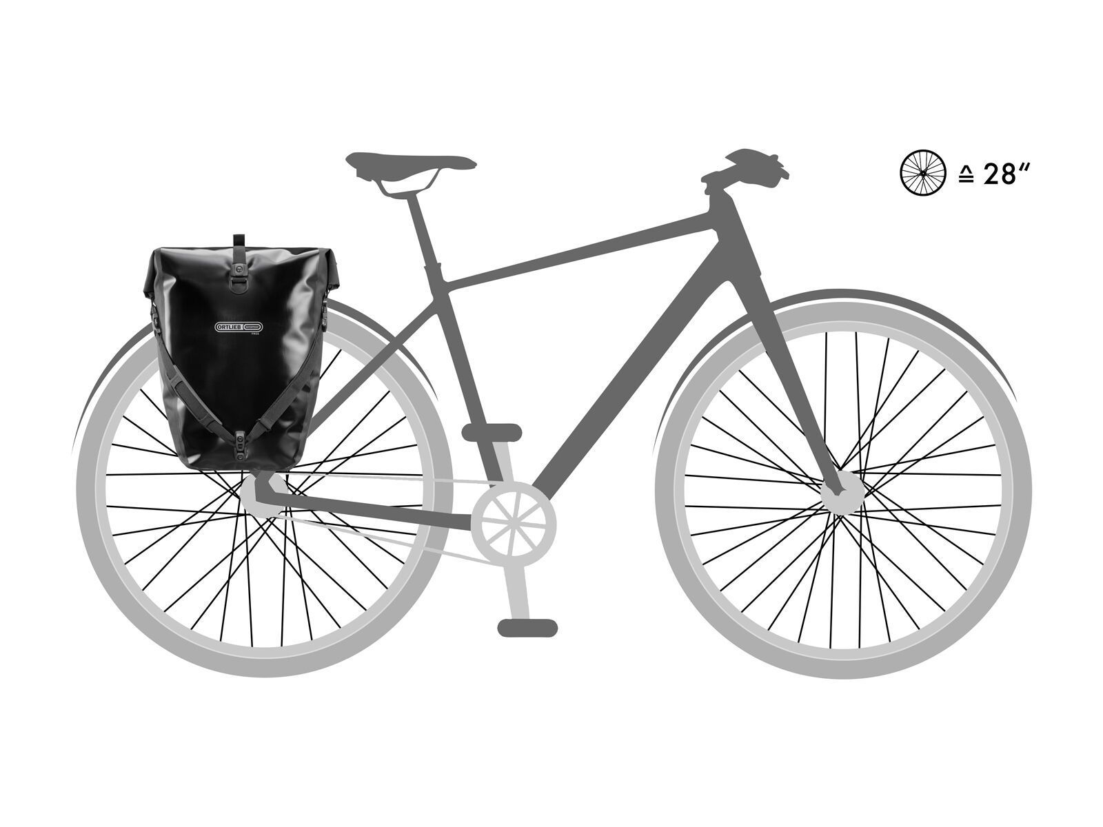 ***2. Wahl*** ORTLIEB Bike-Shopper black - Bild 6